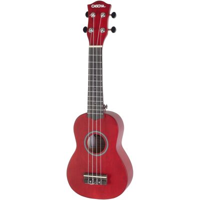 Cascha Hh 3970 Soprano Ukulele Bundle Red Cascha Hh 3970 Soprano Ukulele Bundle Red