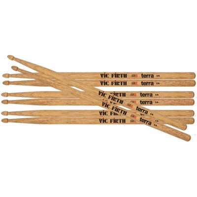 Vic Firth P5at4pk American Classic Terra Series 4pr Value Pack Vic Firth P5at4pk American Classic Terra Series 4pr Value Pack