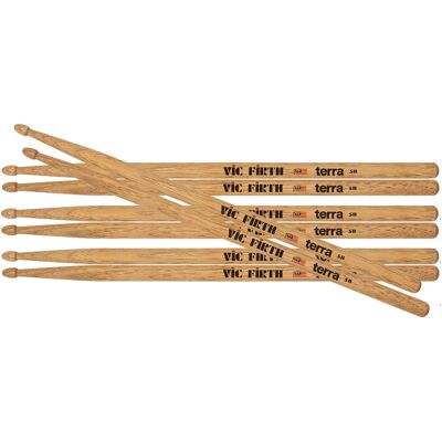 Vic Firth P5bt4pk American Classic Terra Series 4pr Value Pack Vic Firth P5bt4pk American Classic Terra Series 4pr Value Pack