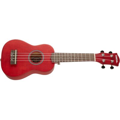 Cascha Hh 3961 Soprano Ukulele Set Red Cascha Hh 3961 Soprano Ukulele Set Red