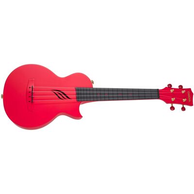 Cascha Hh 2280 Carbon Fibre Ukulele Set Red Cascha Hh 2280 Carbon Fibre Ukulele Set Red