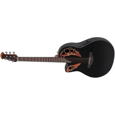 Ovation Celebrity Elite Mid Cutaway Lh Black Ovation Celebrity Elite Mid Cutaway Lh Black