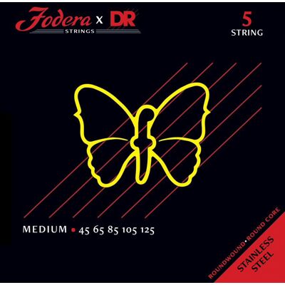 Dr Strings Fodera Nickel 5 Medium 45125 Dr Strings Fodera Nickel 5 Medium 45125