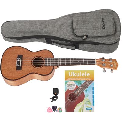 Cascha Hh 2036 Concert Mahogany Ukulele Bundle Cascha Hh 2036 Concert Mahogany Ukulele Bundle