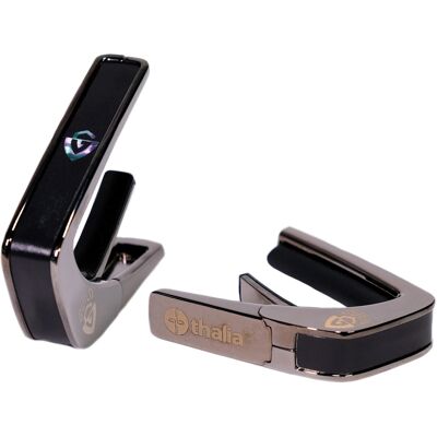 Thalia Guild Ebony-Ripple Shield Black Chrome Thalia Guild Ebony-Ripple Shield Black Chrome
