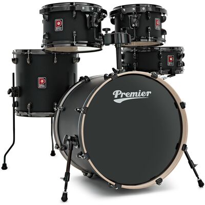 Premier Artist 20" 5pc Fusion Shell Pack Matte Black Premier Artist 20" 5pc Fusion Shell Pack Matte Black