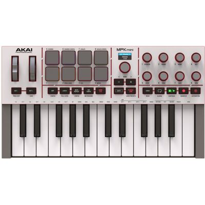 Akai Mpk Mini Iv White Akai Mpk Mini Iv White