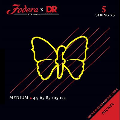 Dr Strings Fodera Nickel 5 Medium Xs 45125 Dr Strings Fodera Nickel 5 Medium Xs 45125