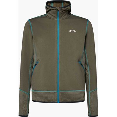 Oakley CANOPY FULL ZIP HOODIE ARMY GREEN M Oakley CANOPY FULL ZIP HOODIE ARMY GREEN M