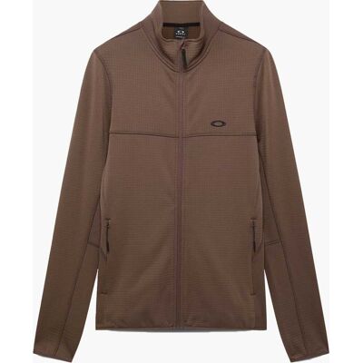 Oakley CANOPY FULL ZIP SWEATSHIRT DARK UMBER M Oakley CANOPY FULL ZIP SWEATSHIRT DARK UMBER M