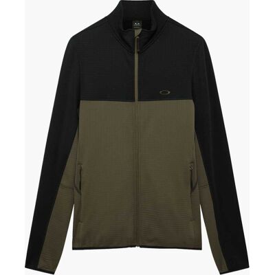 Oakley CANOPY FULL ZIP SWEATSHIRT BLACKOUT DEEP OLIVE M Oakley CANOPY FULL ZIP SWEATSHIRT BLACKOUT DEEP OLIVE M