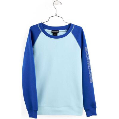 Burton MOONRIDGE CREW FLEECE CRYSTAL BLUE COBALT BLUE S Burton MOONRIDGE CREW FLEECE CRYSTAL BLUE COBALT BLUE S