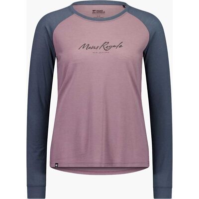 Base MONS ROYALE WMN ICON RAGLAN DUSTY MAUVE DARK CYPRESS S Base MONS ROYALE WMN ICON RAGLAN DUSTY MAUVE DARK CYPRESS S