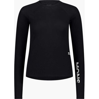 Base MONS ROYALE WMN BELLA MERINO LS BLACK XS Base MONS ROYALE WMN BELLA MERINO LS BLACK XS