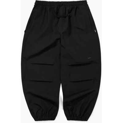 BS RABBIT SLANTED SIDE PANELS KNEE TUCK 3L SUPER WIDE JOGGER PANTS BLACK XL BS RABBIT SLANTED SIDE PANELS KNEE TUCK 3L SUPER WIDE JOGGER PANTS BLACK XL