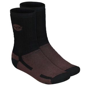 Korda ponožky kore merino wool sock black-velikost 44 - 46