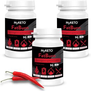 MyKETO FatBurn stimulační a termogenní spalovač tuků Zvolte variantu: 3x 90 kapslí