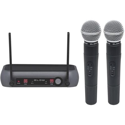 Sada bezdrátových mikrofonů BLOW PRM 902 Sada bezdrátových mikrofonů BLOW PRM 902