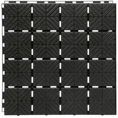 Dlaždice zahradní EASY SQUARE černá 40x40cm - 1,5m2 Dlaždice zahradní EASY SQUARE černá 40x40cm - 1,5m2