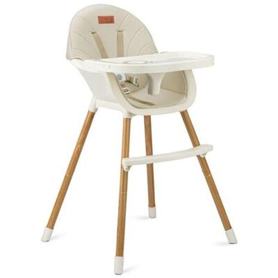 Jídelní židlička MOMI Reki Beige Jídelní židlička MOMI Reki Beige