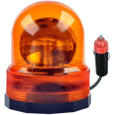 Oranžové magnetické rotační výstražné světlo - 12V Oranžové magnetické rotační výstražné světlo - 12V