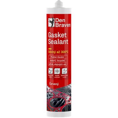 Gasket sealant DEN BRAVEN červený 280ml Gasket sealant DEN BRAVEN červený 280ml