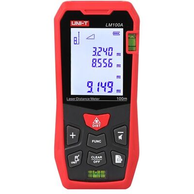 UNI-T LM100A Laserový dálkoměr - 100m, ±2mm UNI-T LM100A Laserový dálkoměr - 100m, ±2mm