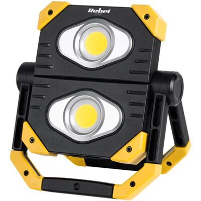 Rebel LED reflektor - Přenosný 2XCOB 6500K Rebel LED reflektor - Přenosný 2XCOB 6500K