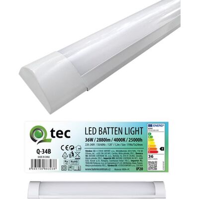Qtek Svítidlo pod linku QTEC Q-34B 36W LED BATTEN LIGHT Qtek Svítidlo pod linku QTEC Q-34B 36W LED BATTEN LIGHT