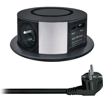 Zásuvkový blok SOLIGHT PP120CW-PD20-B Zásuvkový blok SOLIGHT PP120CW-PD20-B