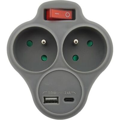 Qtek Zásuvka rozbočovací QTEC Q-416F Qtek Zásuvka rozbočovací QTEC Q-416F