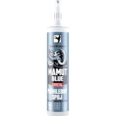 Lepidlo DEN BRAVEN MAMUT CRYSTAL transparentní 290ml Lepidlo DEN BRAVEN MAMUT CRYSTAL transparentní 290ml