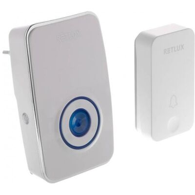 RETLUX Bezdrátový zvonek - 51 melodií, IP44, 150m RETLUX Bezdrátový zvonek - 51 melodií, IP44, 150m
