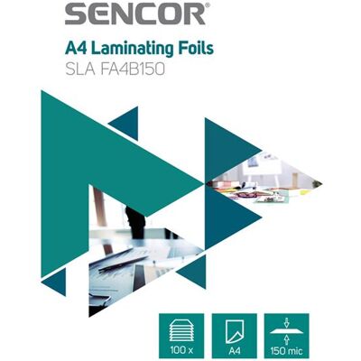 Fólie laminovací SENCOR SLA FA4B150 A4 150mic 100ks Fólie laminovací SENCOR SLA FA4B150 A4 150mic 100ks