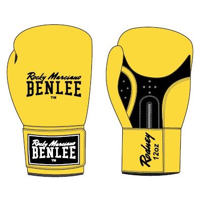 Benlee Boxerské rukavice z umělé kůže - unisex - černá - 10 OZ Benlee Boxerské rukavice z umělé kůže - unisex - černá - 10 OZ