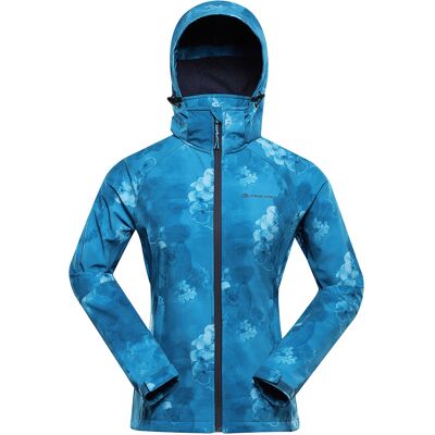 Dámská softshellová bunda s membránou ALPINE PRO HOORA vallarta blue varianta pa - unisex - modrá - M Dámská softshellová bunda s membránou ALPINE PRO HOORA vallarta blue varianta pa - unisex - modrá - M