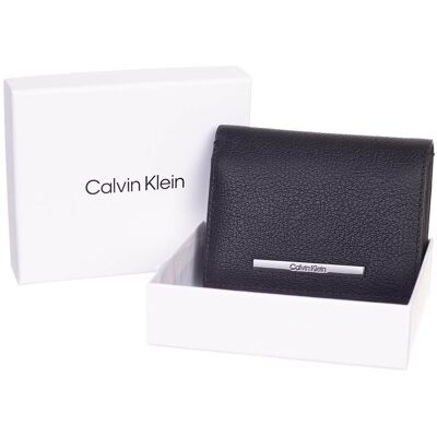 CALVIN KLEIN BLACK MEN'S WALLET - male - černá - One size CALVIN KLEIN BLACK MEN'S WALLET - male - černá - One size