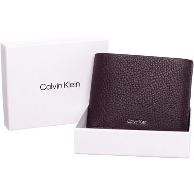 CALVIN KLEIN BROWN MAN WALLET - male - hnědá - One size CALVIN KLEIN BROWN MAN WALLET - male - hnědá - One size