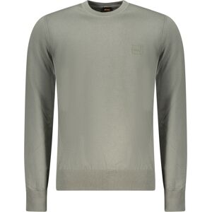 Boss Pánský basic svetr - male - kaki - XL Boss Pánský basic svetr - male - kaki - XL