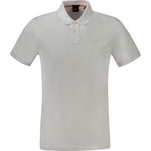 Bílé pánské polo triko HUGO BOSS - male - bílá - XL Bílé pánské polo triko HUGO BOSS - male - bílá - XL