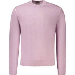 Pánský fialový svetr HUGO BOSS - male - růžová - S Pánský fialový svetr HUGO BOSS - male - růžová - S