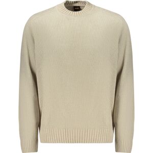 Pánský béžový svetr HUGO BOSS - male - krémová - XL Pánský béžový svetr HUGO BOSS - male - krémová - XL