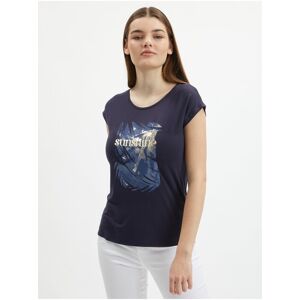 Orsay Tmavě modré dámské tričko - Dámské - female - černá - XXL