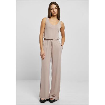 Urban Classics Dámský modální overal bez dlouhých rukávů dukrose - female - krémová - 5XL Urban Classics Dámský modální overal bez dlouhých rukávů dukrose - female - krémová - 5XL