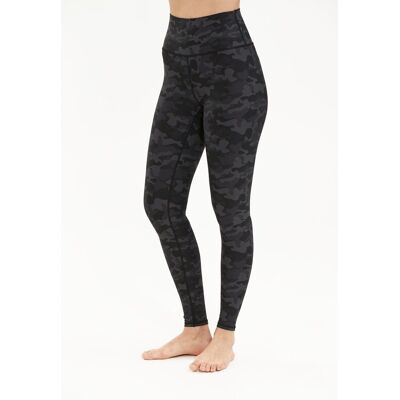 Dámské elastické legíny Athlecia Mabel W Printed Tights - female - černá - 34 Dámské elastické legíny Athlecia Mabel W Printed Tights - female - černá - 34