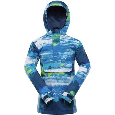 Dětská outdoor bunda ALPINE PRO - unisex - modrá - 164-170 Dětská outdoor bunda ALPINE PRO - unisex - modrá - 164-170