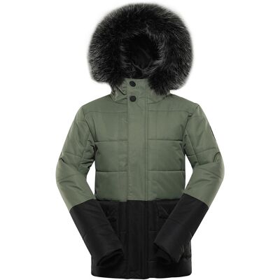 Chlapecká bunda ALPINE PRO - unisex - černá - 164-170 Chlapecká bunda ALPINE PRO - unisex - černá - 164-170