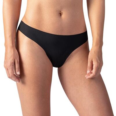 Bellinda INVISIBLE THONG - Černá bezešvá tanga - female - černá - L Bellinda INVISIBLE THONG - Černá bezešvá tanga - female - černá - L