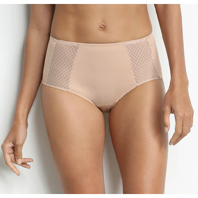 Bellinda FLAT TUMMY EFFECT MIDISLIP - Women's drawstring panties - nude - female - růžová - XXL Bellinda FLAT TUMMY EFFECT MIDISLIP - Women's drawstring panties - nude - female - růžová - XXL