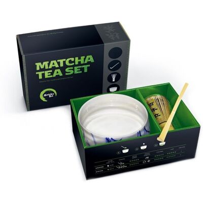 Matcha Tea Hiroki set 3 ks Matcha Tea Hiroki set 3 ks